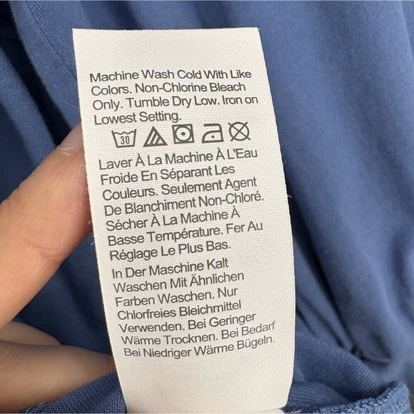 J.Crew Women's Floral Crochet Accent Puff Sleeve Blouse M Blue Officewear Church - Picture 6 of 8